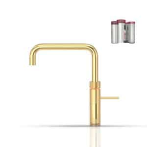 Quooker Goud Fusion Square 5 in 1 kokend water kraan | Inclusief montage