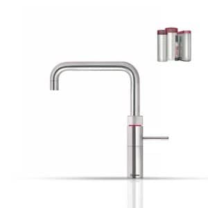Quooker RVS Fusion Square 5 in 1 kokend water kraan | Inclusief montage
