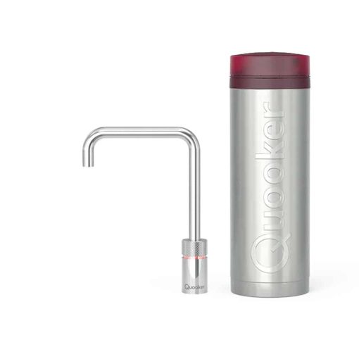 Quooker Chroom Nordic Single Tap Square 3 liter kokend water kraan inclusief montage service