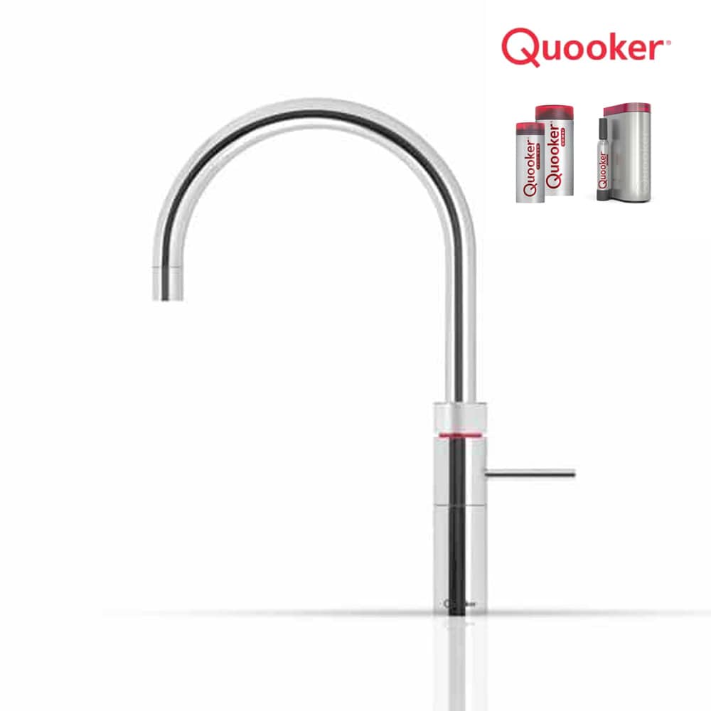 Quooker Fusion Square Zwart met reservoir Inclusief Installatie!
