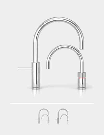 Quooker Nordic Twintaps round losse kokend water kraan