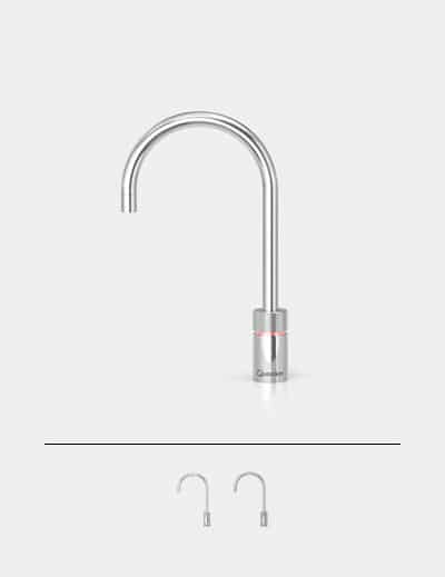 Quooker Nordic round single tap losse kokend water kraan