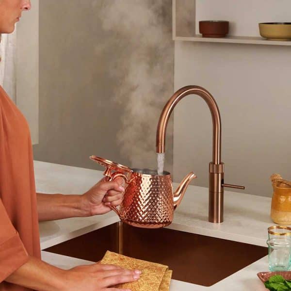 Quooker Incl. montage service Fusion Round Rose Koper Finish