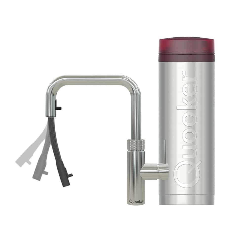 Quooker Flex square PRO3 chroom
