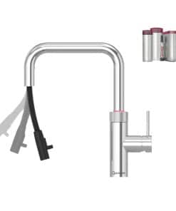 Quooker Flex square chroom inclusief montage