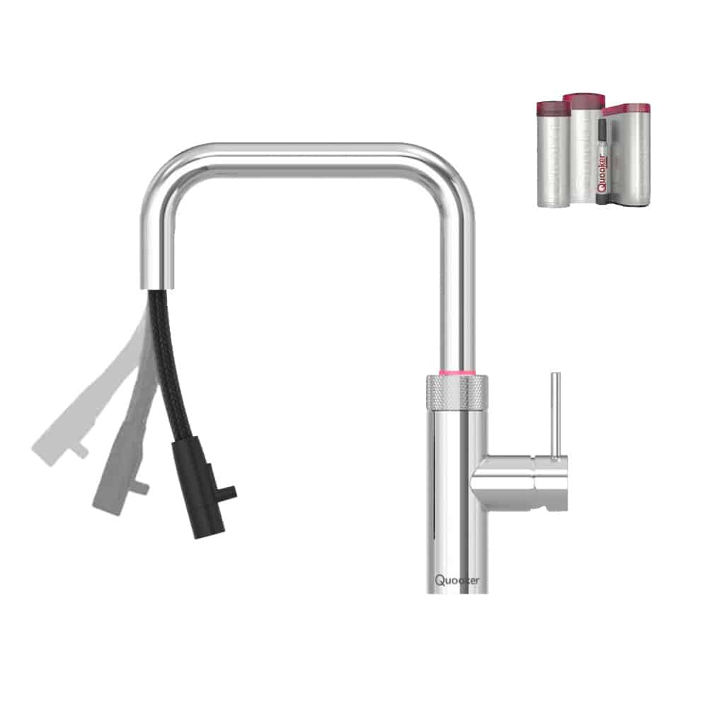 QUOOKER FLEX SQUARE CHROOM