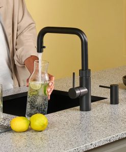 Quooker Flex square zwart gratis montage actie